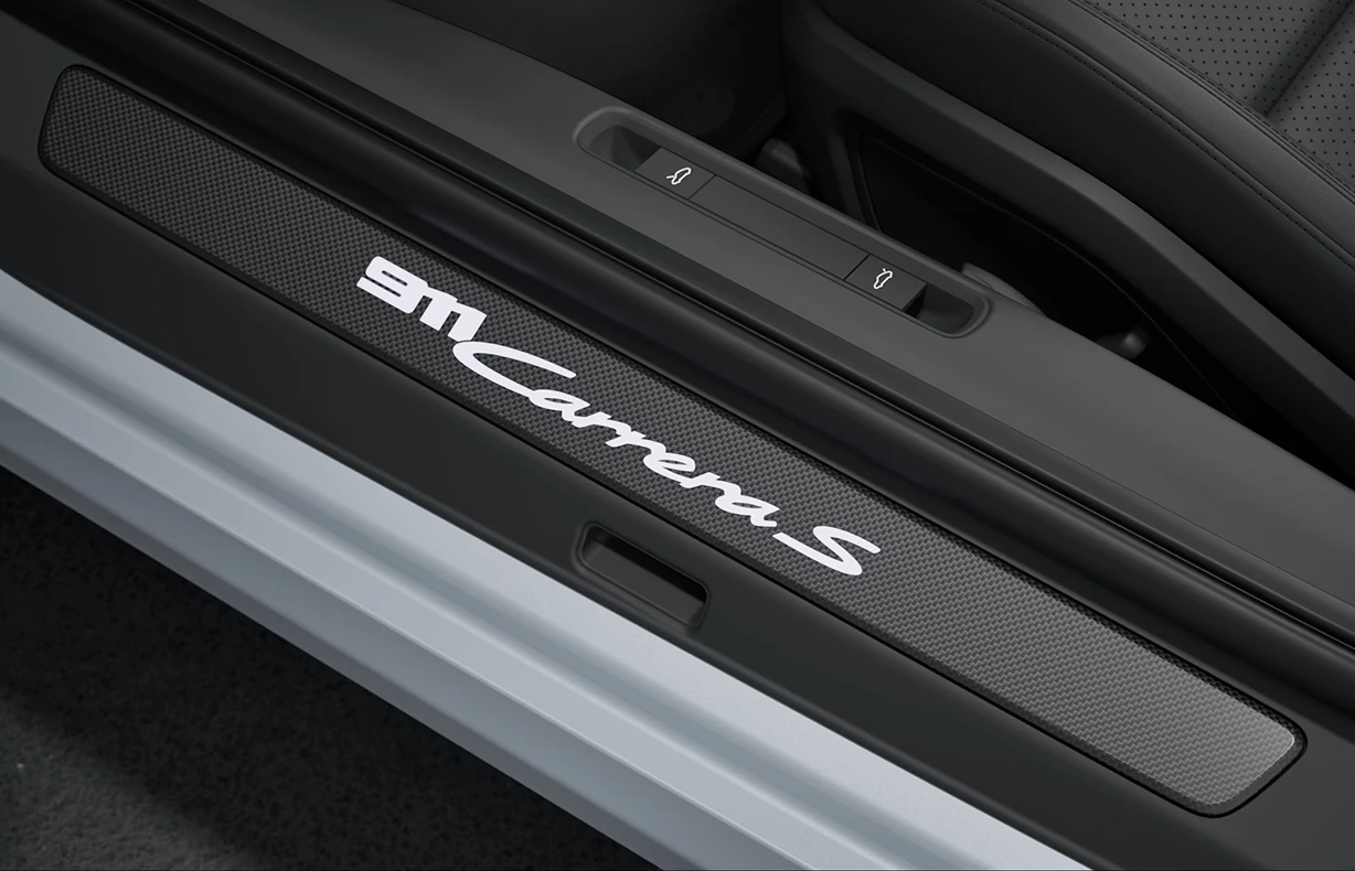 Illuminated Door Sills (992) - Carbon Fiber : Suncoast Porsche